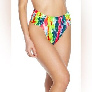 New Colibri Tie Dye High Waist Latin Fit Bottom Size M
